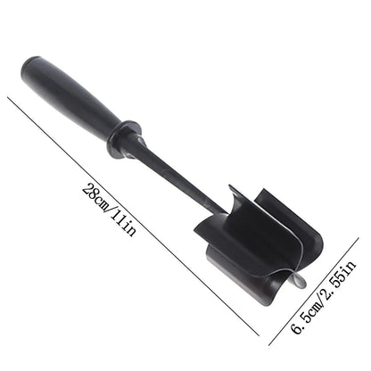 XMMSWDLA Kitchen Meat Chopper for Ground Beef and Ground Beef Smasher - Durable Hamburger Chopper, Non-Scratch Meat Masher - Versatile Ground Meat Chopper and Meat Masher Ground Beef (Black)