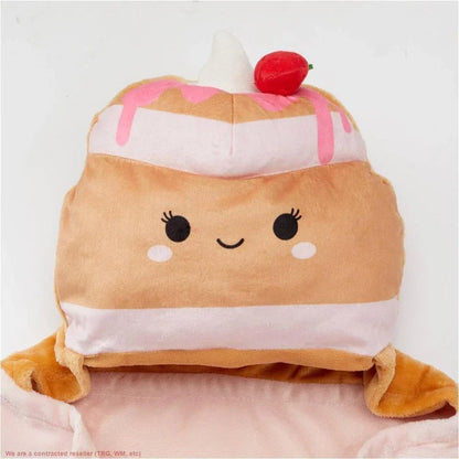 Squishmallows Kids' Hooded Blanket Sawtelle The Strawberry Pancakes