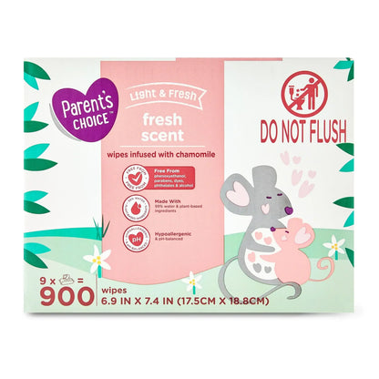 Parent's Choice Fresh Scent Baby Wipes