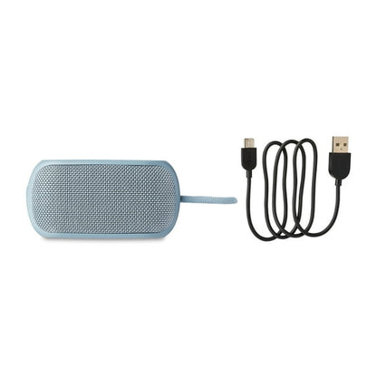 onn Small Rugged Speaker with Bluetooth Wireless Technology, Blue