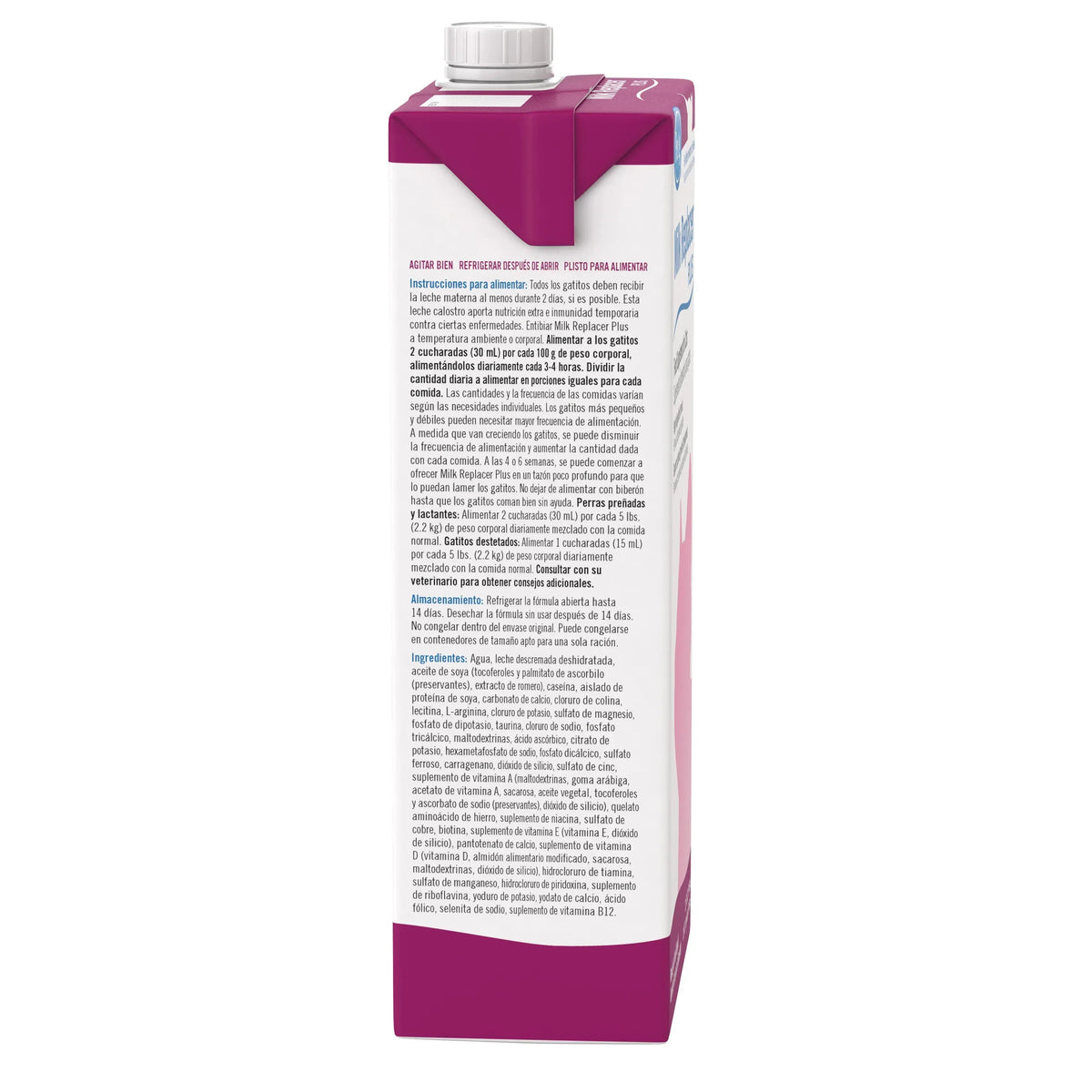 PetAg Milk Replacer Plus Liquid for Cats and Kittens, 32 fl oz