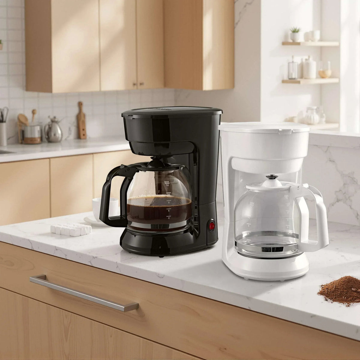 Mainstays Black 12-Cup Drip Coffee Maker