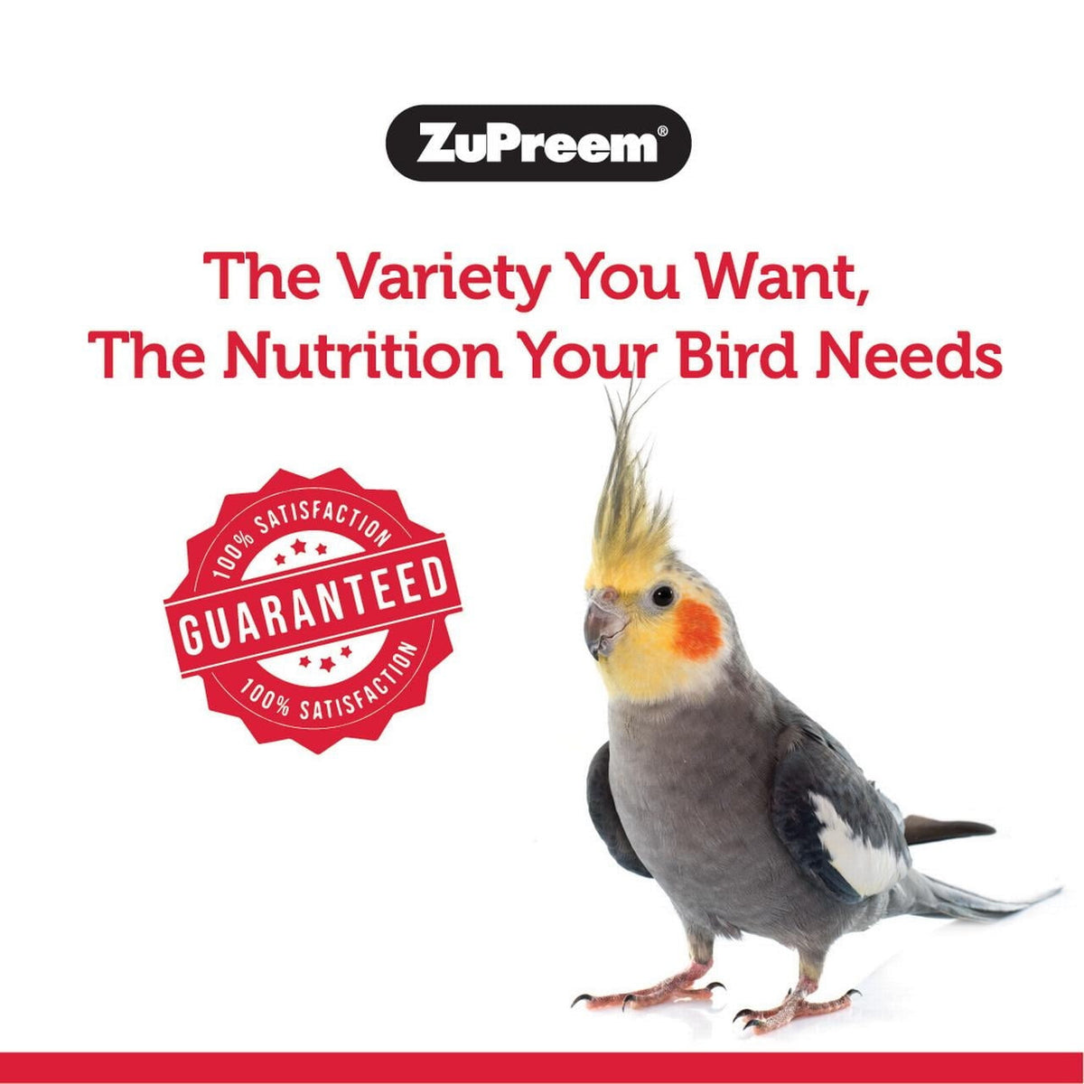 ZuPreem FruitBlend Flavor with Natural Flavors Bird Food for Medium Birds