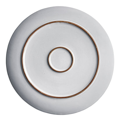 Better Homes & Gardens Ellie Collection Gray Stoneware Dinner Plate, 10.7inch