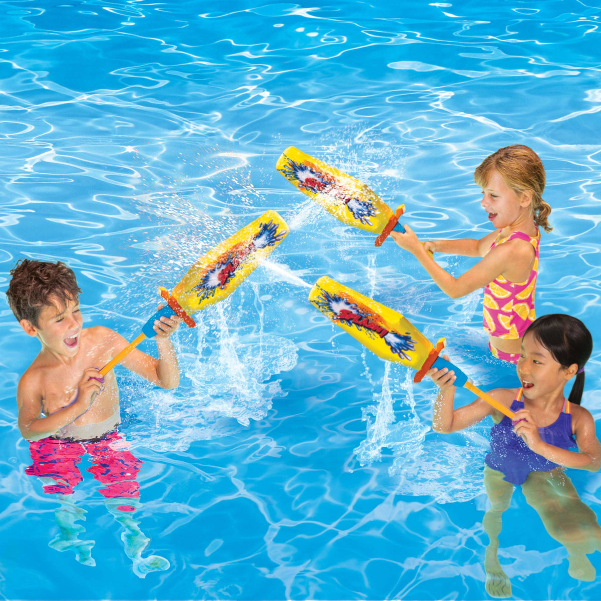 Banzai 2-in-1 Water Blaster & Foam Sword- for Kids Toddlers Girls Boys Agest 3+
