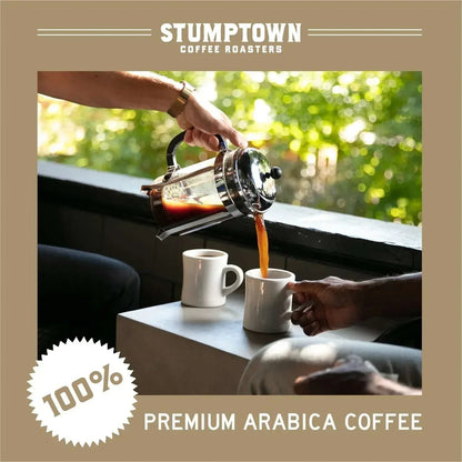 Stumptown Coffee Organic Holler Mountain Premium Medium Roast Whole Bean Coffee, Arabica, 12 oz