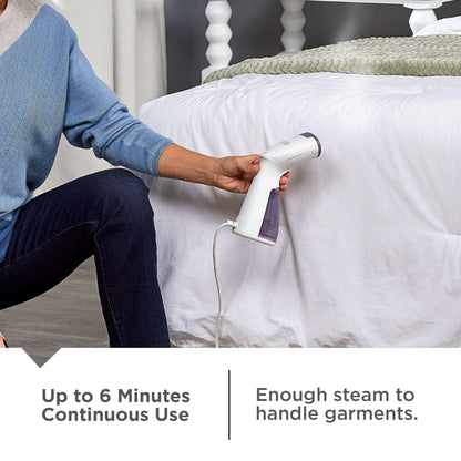 BLACK+DECKER 1000W Compact Garment Steamer with Pump Heater, Removable Water Tank, and Quick Heat-up