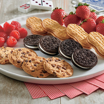 Nabisco Cookie Variety Pack, OREO, Nutter Butter, CHIPS AHOY!, 10 Snack Packs (4 Cookies Per Pack)