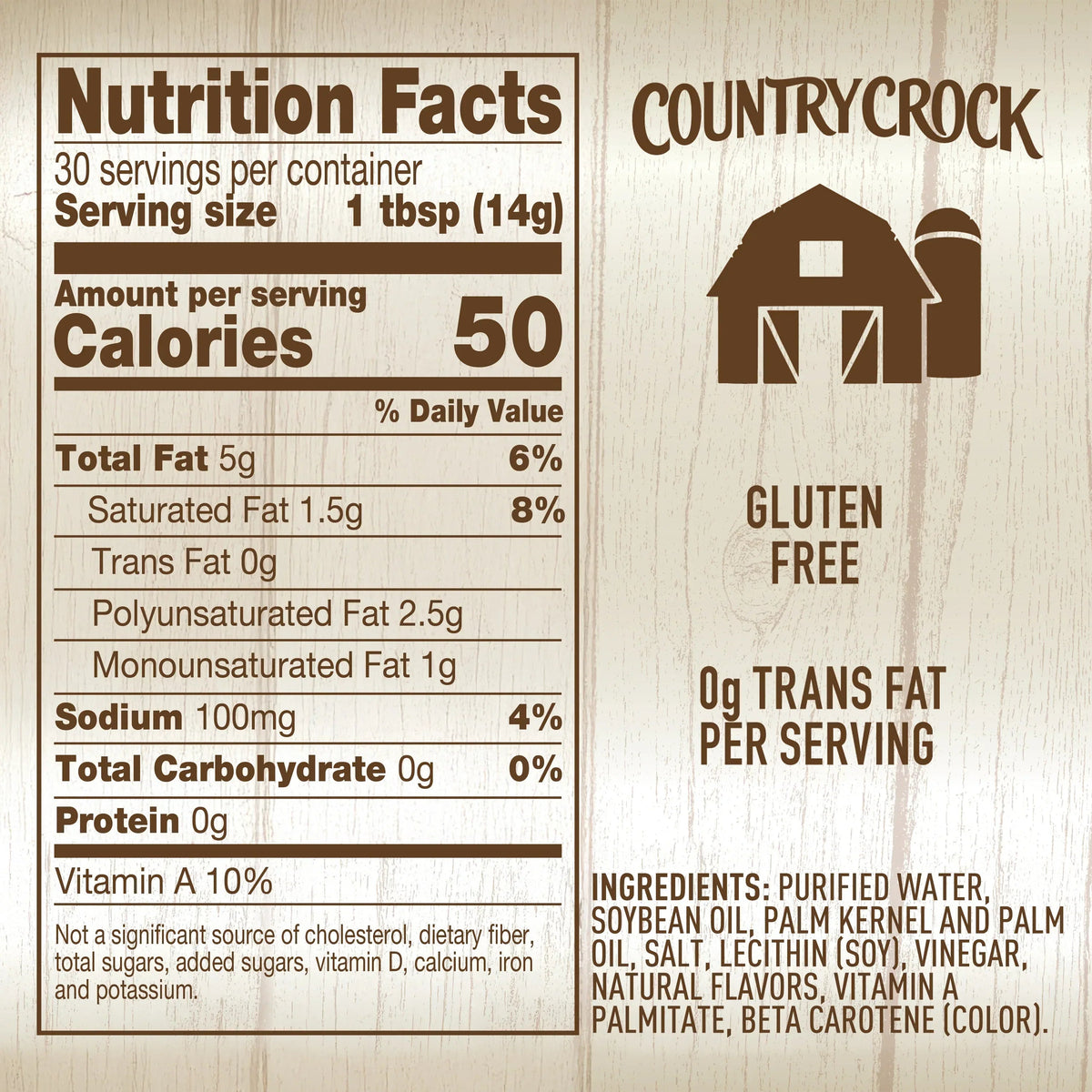 Country Crock Original Buttery Spread, 15 oz Tub (Refrigerated)