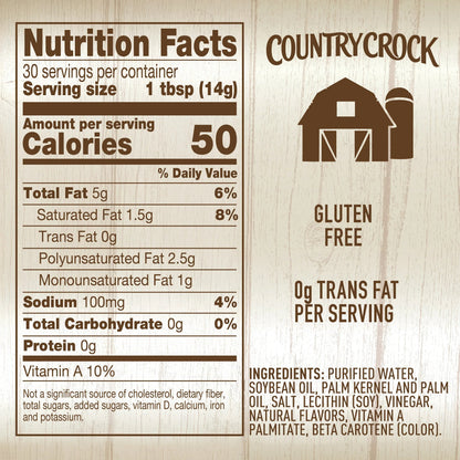 Country Crock Original Buttery Spread, 15 oz Tub (Refrigerated)