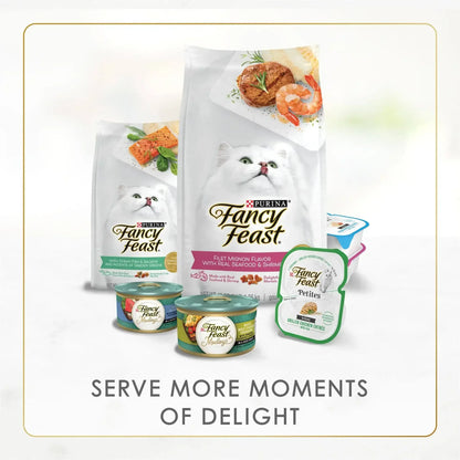 Purina Fancy Feast Classic Pate Kitten Food, Wet Cat Food, Salmon Primavera, 3 oz Cans (12 Pack)