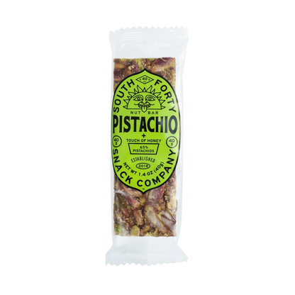 South 40 Snacks Crunchy Pistachio Nut Bars, 12 pack
