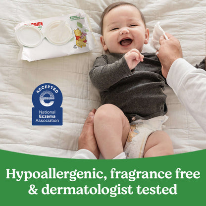 Huggies Natural Care Sensitive Baby Wipes, Unscented, 1 Flip-Top Pack, 56 Count (Select for More)