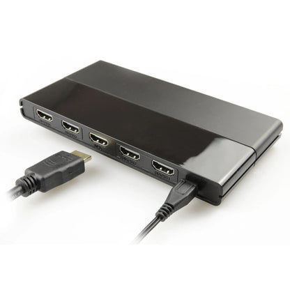 onn HDMI 4-Way Splitter, Black