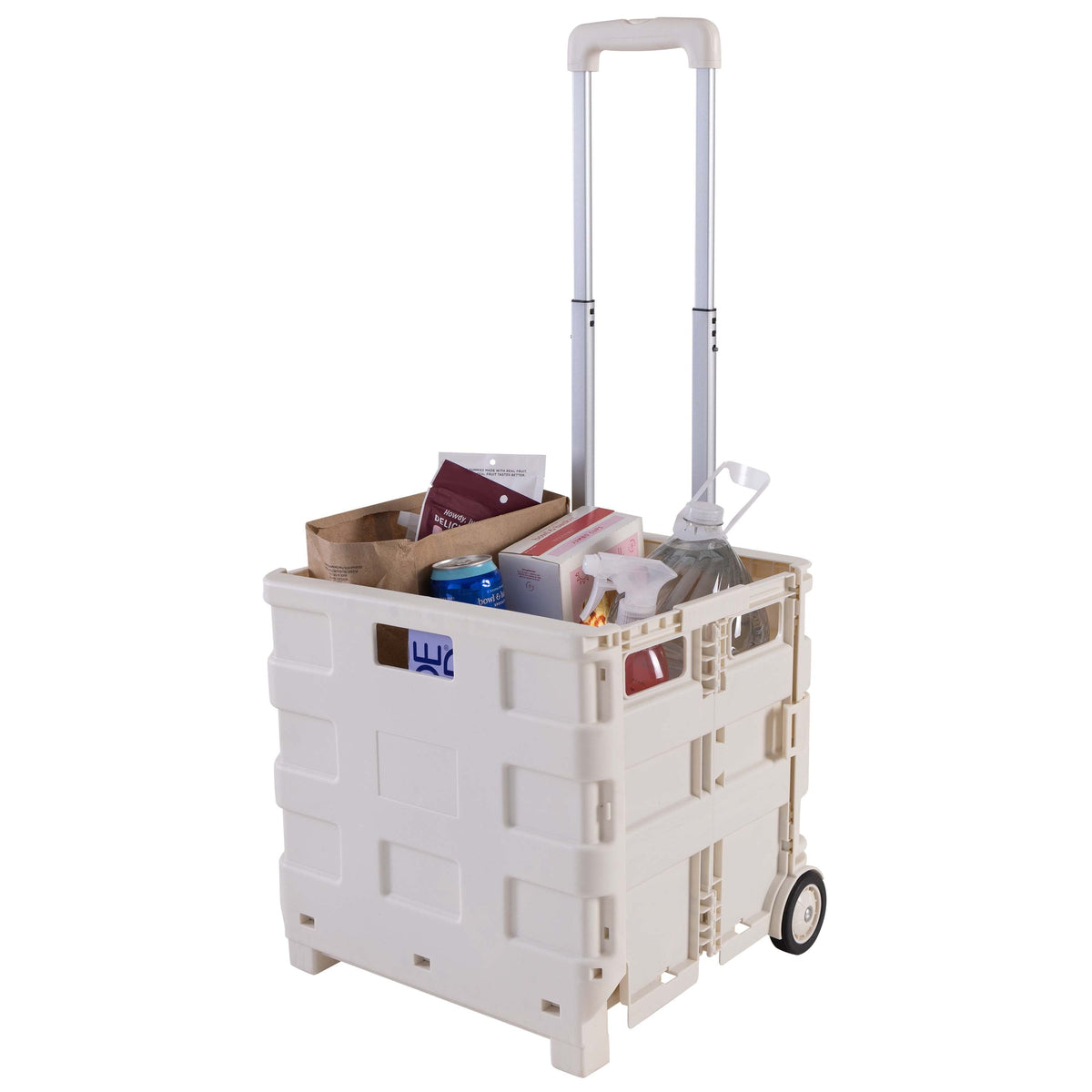 Simplify Tote & Go Collapsible Utility Cart in White