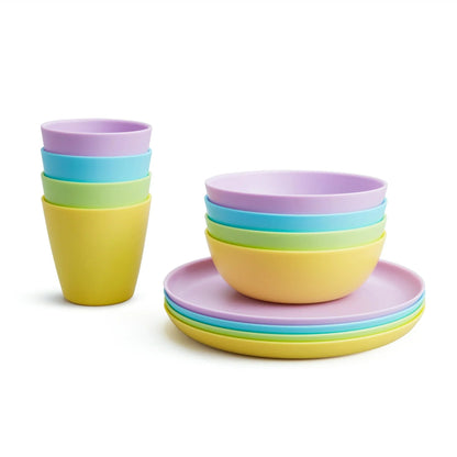 Munchkin® Baby and Toddler Dining Set, 16 Piece, Multi-Color, Unisex