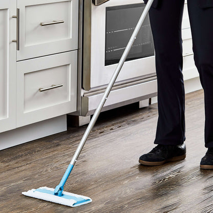 Great Value Wet & Dry Mop Sweeper Kit, (1 Mop Kit, 10 Pad Refills)