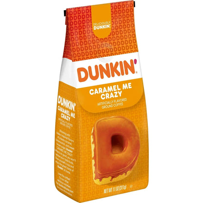 Dunkin’ Caramel Me Crazy Ground Coffee, 11 oz