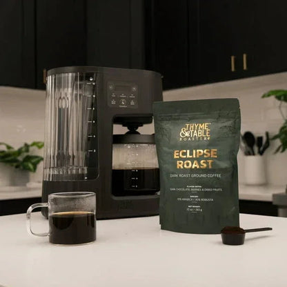 Thyme & Table Ground Coffee, Dark Roast, Eclipse Blend