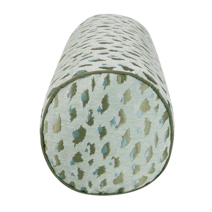 Home Decor Collection Woven Leopard Bolster Decorative Pillow
