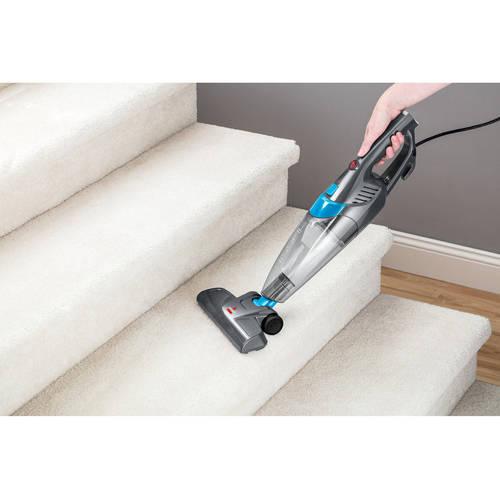BISSELL 3-in-1, Corded, Stick Vacuum, Carpet, Area Rugs, Hardfloor, Upholstery, Removable Hand Vac, Lightweight, Easy Empty, 2030, Blue & Gray
