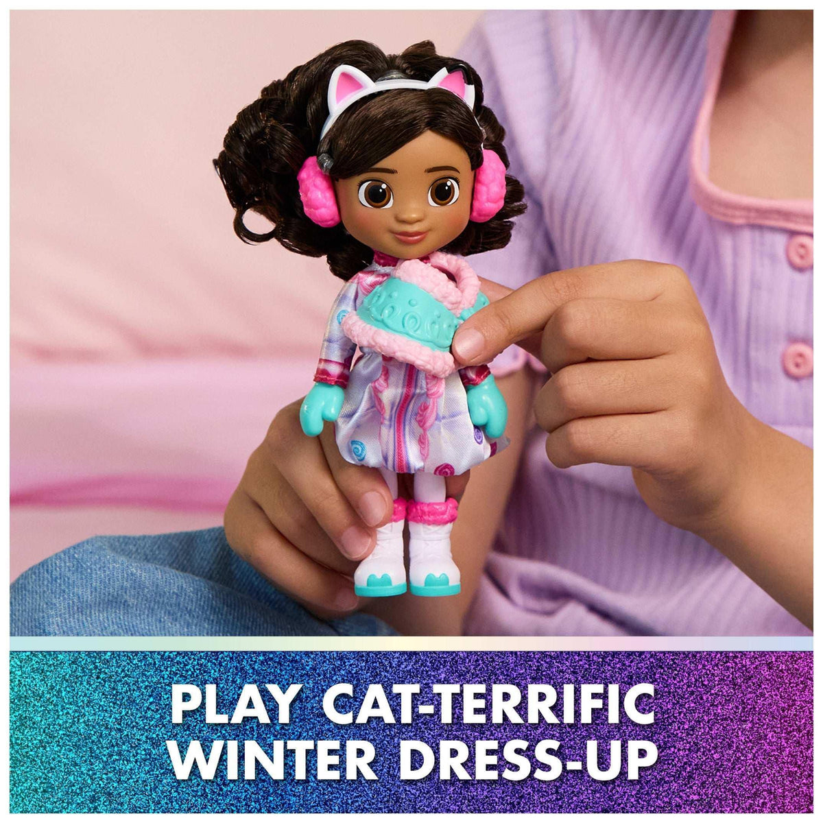 Gabby's Dollhouse: The Movie, Sweetest Treat Gabby Doll, Confection-Themed Snow Gear & Accessories,
