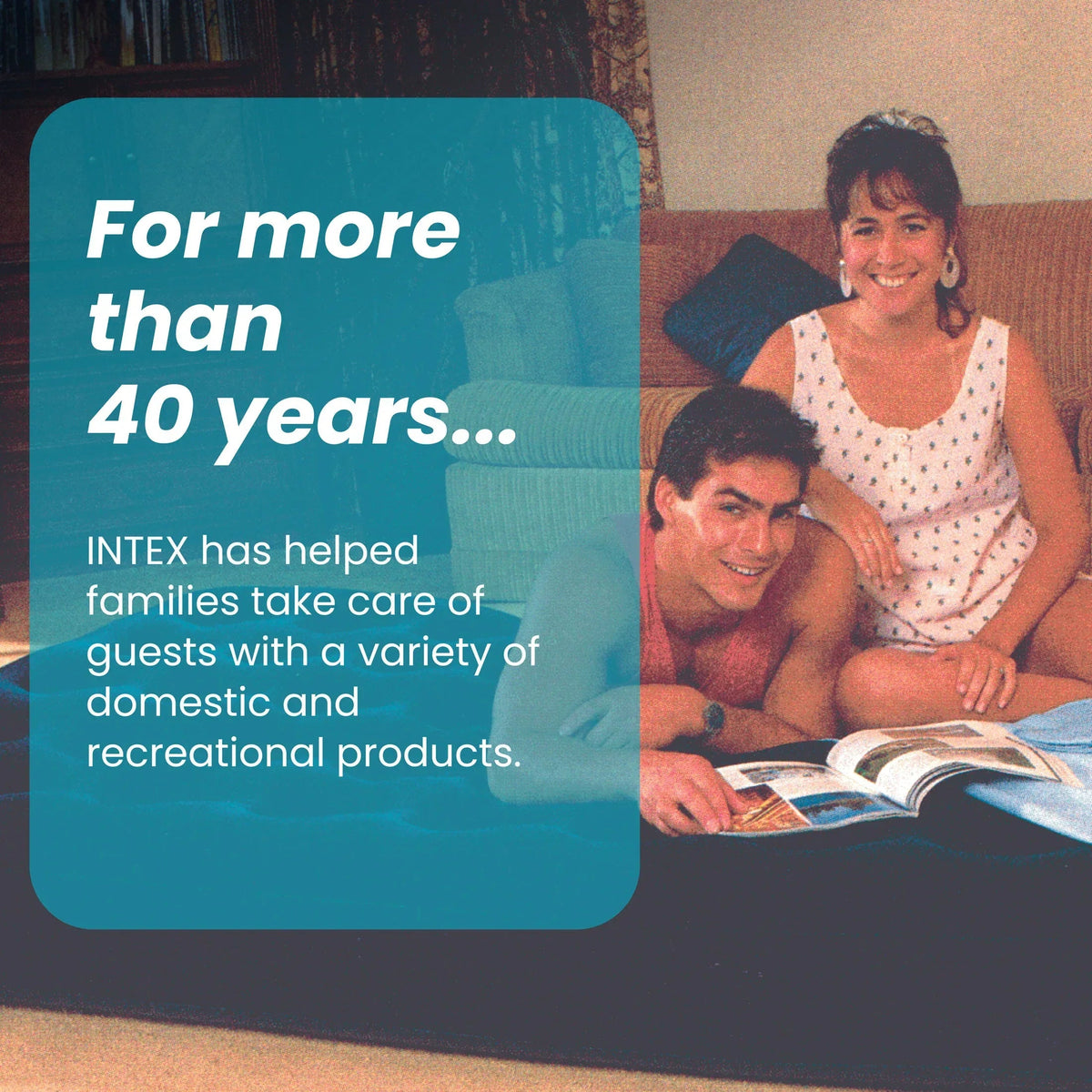 Intex 15" Twin Essential Rest Dura-Beam Airbed Mattress with Built-in Pump