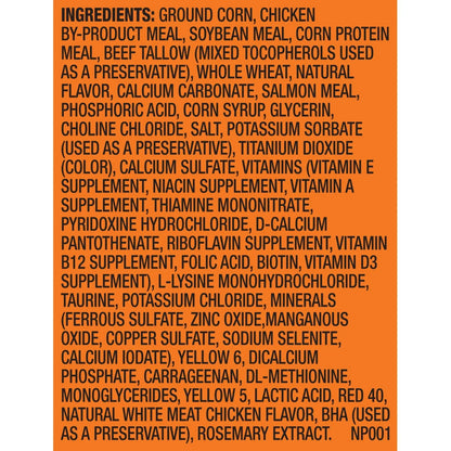 Meow Mix Tender Centers Salmon & White Meat Chicken Flavors, Dry Cat Food, 14.2 lb. Bag