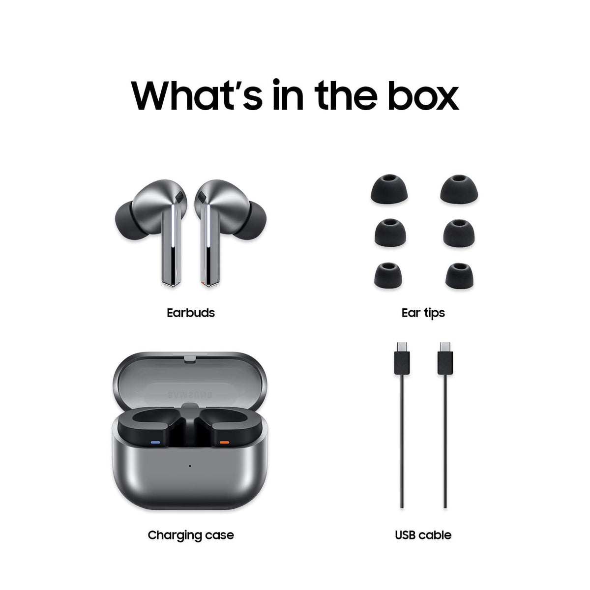 Samsung Galaxy Buds3 Pro Bluetooth Earbuds with Charging Case