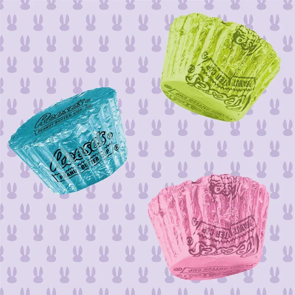 Miniatures Milk Chocolate Peanut Butter Cups Easter Candy, Bag 9.6 Oz
