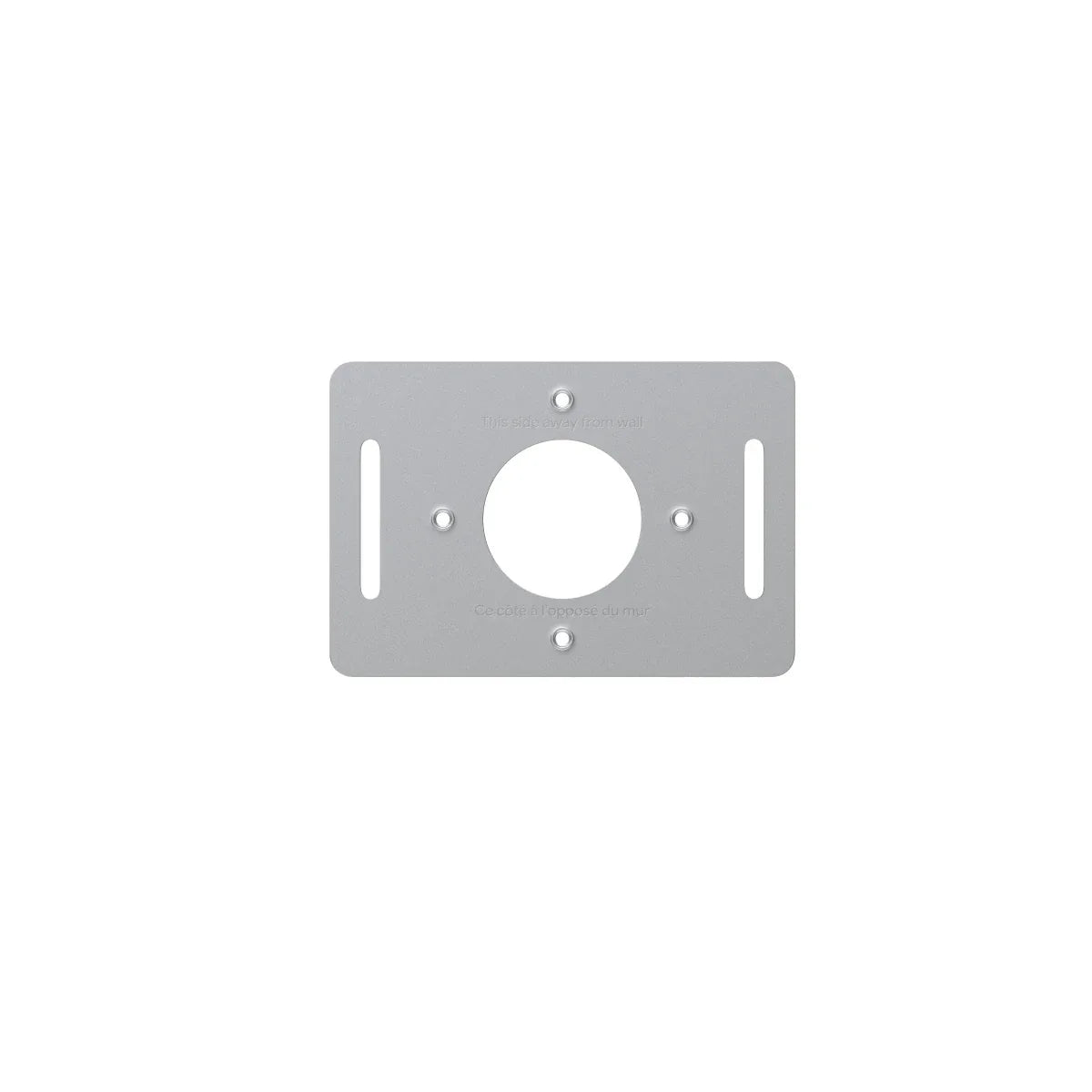 Google Steel Thermostat Wall Plate - Snow