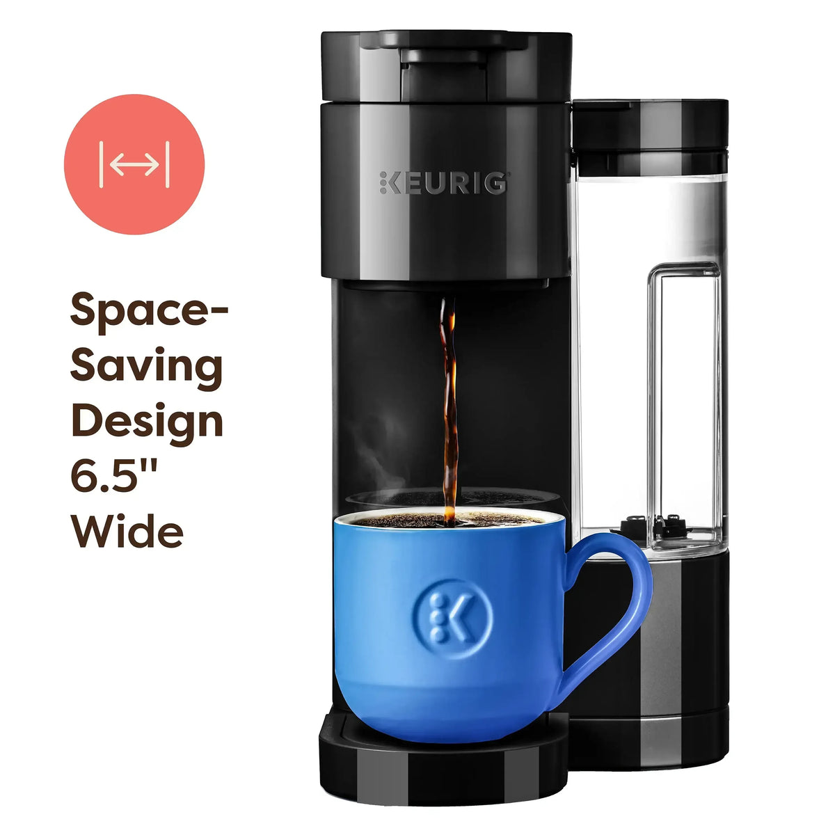 Keurig K-Express Essentials Single Serve K-Cup Pod Coffee Maker, 36 oz Removable Reservoir, Black