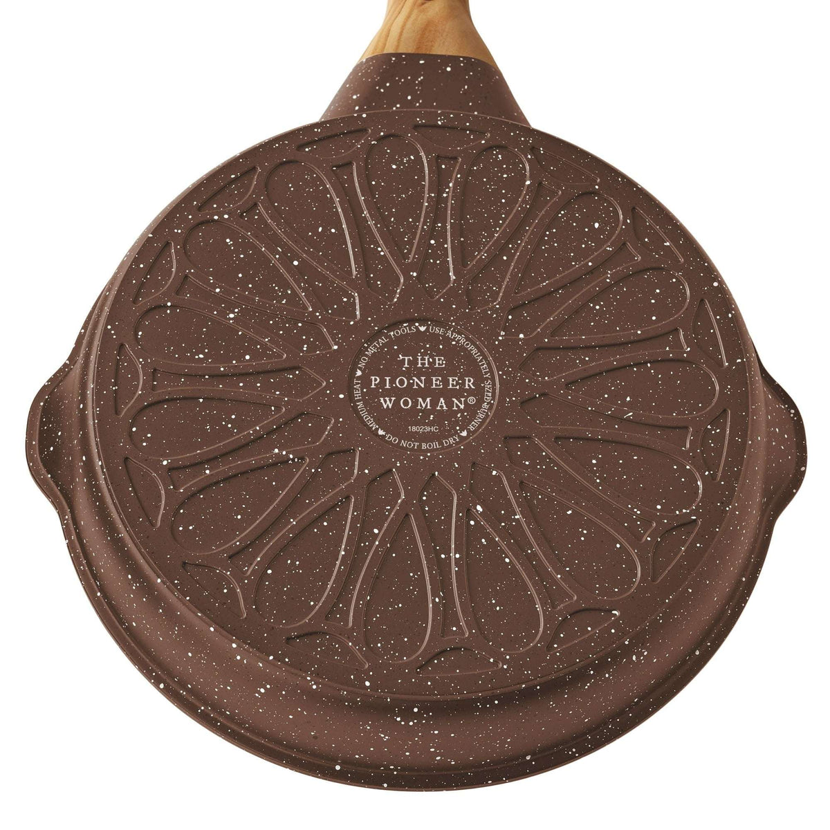 The Pioneer Woman 10-Inch Cast Aluminum Fry Pan, Brown Speckle