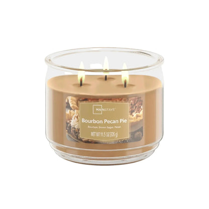 Mainstays 3-Wick Scented Glass Jar Candle, 11.5oz.