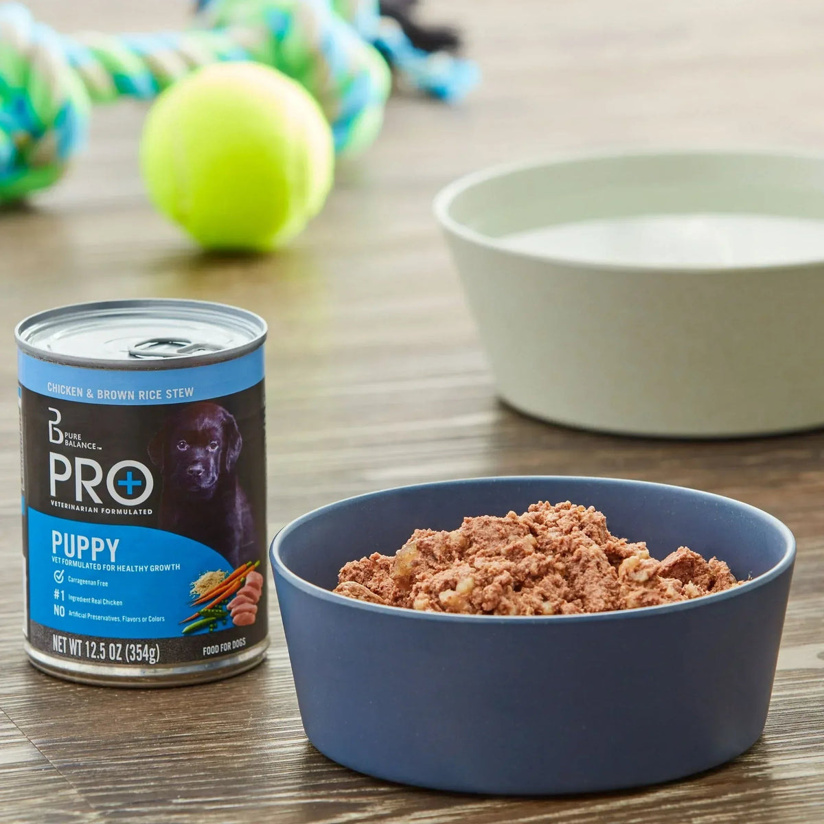 Pure Balance Pro+ Chicken & Brown Rice Stew Wet Dog Food for Puppy, 12.5 oz Can