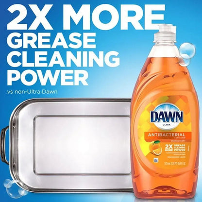 Ultra Antibacterial Dishwashing Liquid, Orange Scent, 28 Oz Bottle | Bundle of 2 Each