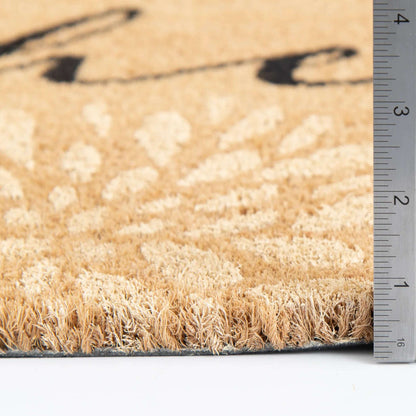 Mainstays 18X30 Hello Bloom Outdoor Coir Mat