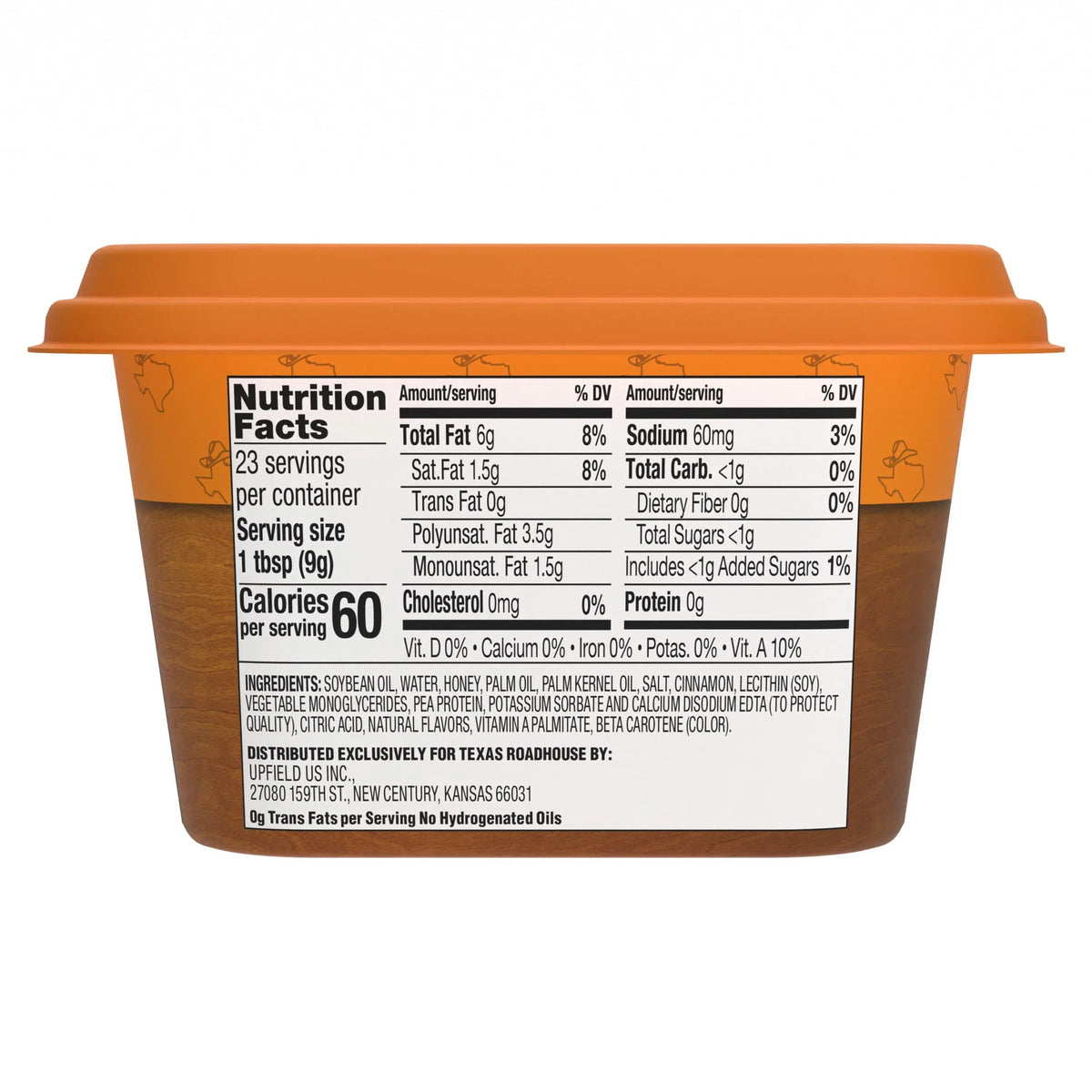 Texas Roadhouse Honey Cinnamon Whipped Buttery Spread, 7.35 oz