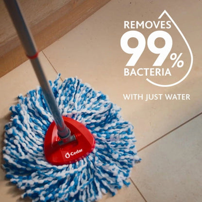 O-Cedar RinseClean Microfiber Spin Mop Head Replacement - Washable and Reusable