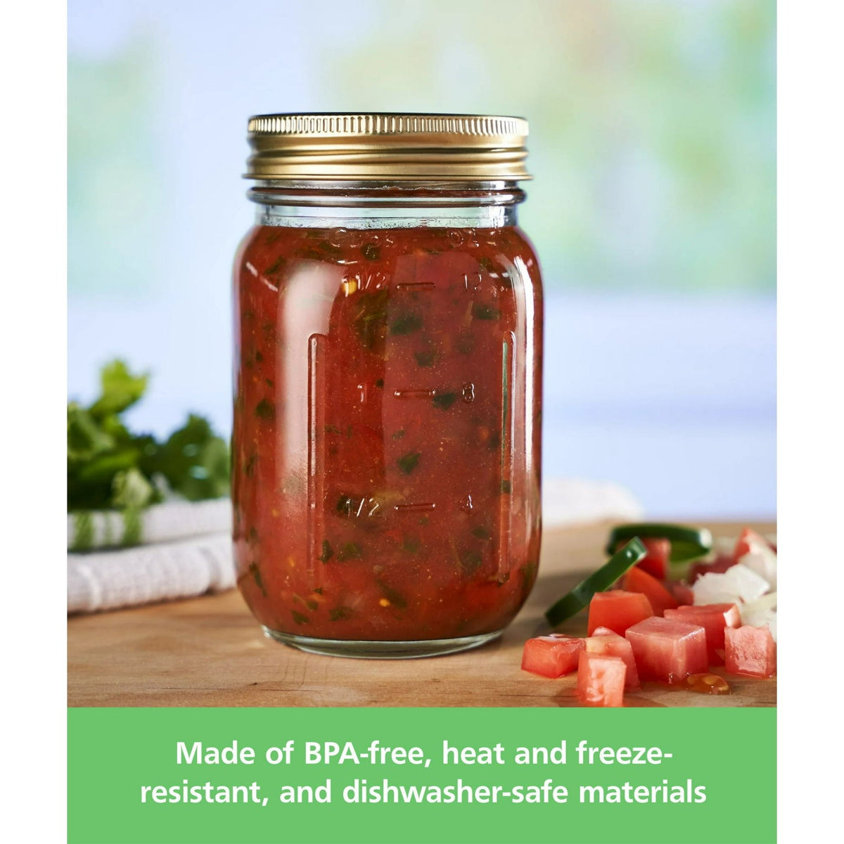 Mainstays 16 oz Mason Jars, Regular Mouth Pint Canning Jars with Lids and Rings, 12-Pack Glass Jars for Home Canning and Meal Prep