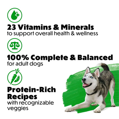 (6 pack) Purina Beneful Freshly Prepared Blends Wet Dog Food with Chicken, Carrots, Peas, and Wild Rice, 10 oz Tub