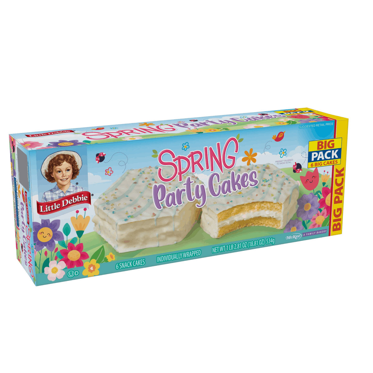 Little Debbie Big Pack Spring Party Cakes
