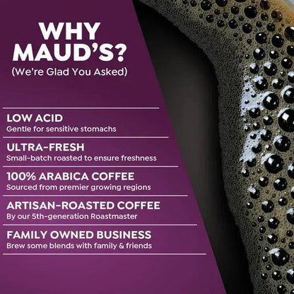 Maud's Flavored Decaf Coffee Pods Variety Pack, 80 ct,14 Assorted Roasts & Flavors, Decaf Medium Roast Coffee in Recyclable Single Serve Pods - 100% Arabica Coffee, Compatible with Keurig K Cups Make
