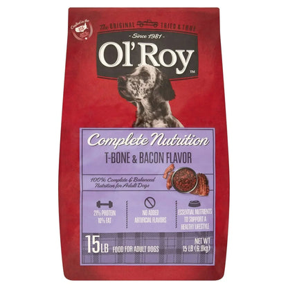 Ol' Roy Complete Nutrition T-Bone & Bacon Flavor Dry Dog Food
