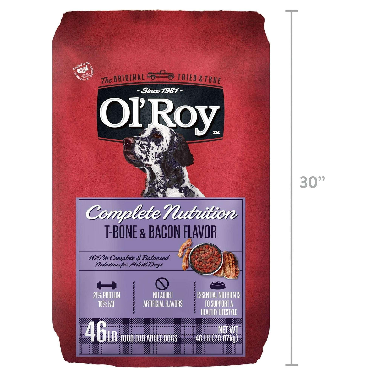 Ol' Roy Complete Nutrition T-Bone & Bacon Flavor Dry Dog Food