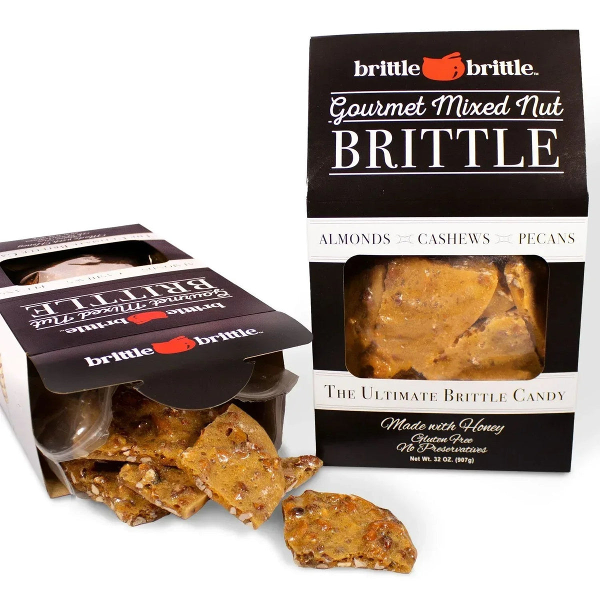 brittle-brittle Gourmet Mixed Nut Brittle, 32 oz.