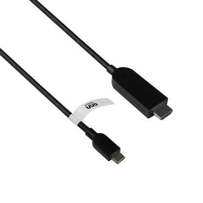 onn. USB-C to HDMI Cable (6 Feet / 1.8m), 4K Video & Audio Output for Laptop, Tablet, Phone to TV, Monitor, Projector