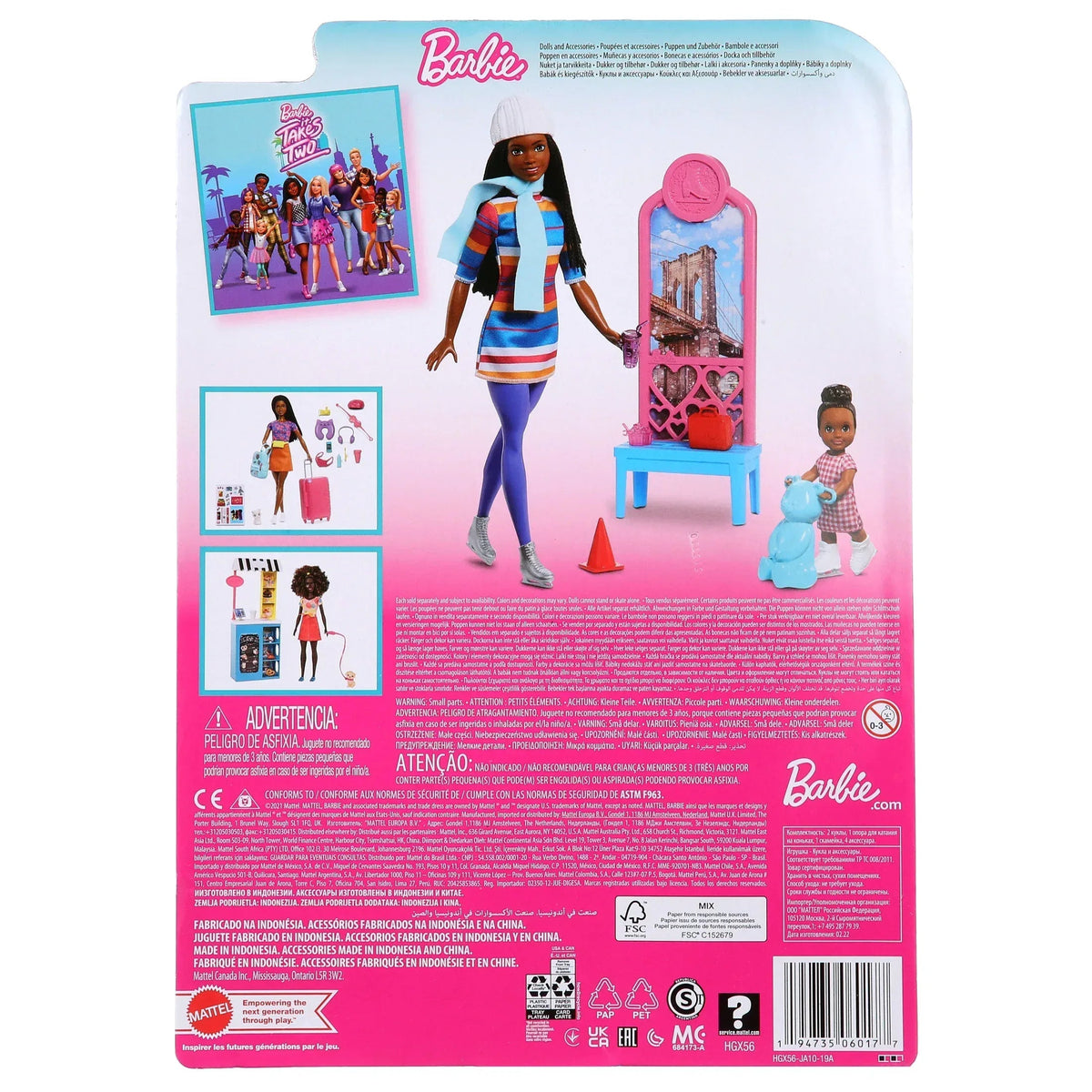 Barbie Brooklyn Roberts Ice Skating Playset