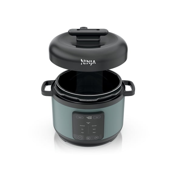 Ninja HyperHeat 8-in-1 6.5 Qt Pressure Cooker, Steam, Slow Cook, Sear, Yogurt & More, with SimpliServe Pot, PC200 Sage Leaf
