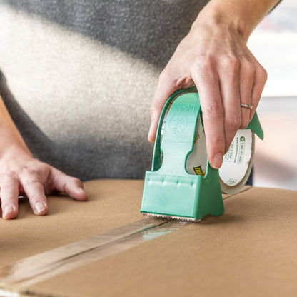 Duck Brand EZ Start Packing Tape with Dispenser, 1.88 in x 25 yd, Clear, 1 Roll